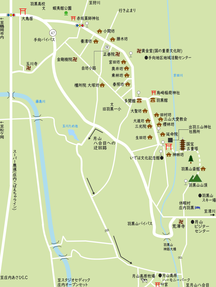shukubo map