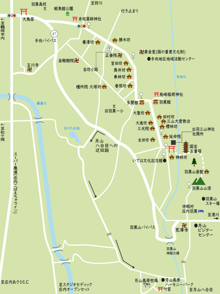 shukubo map